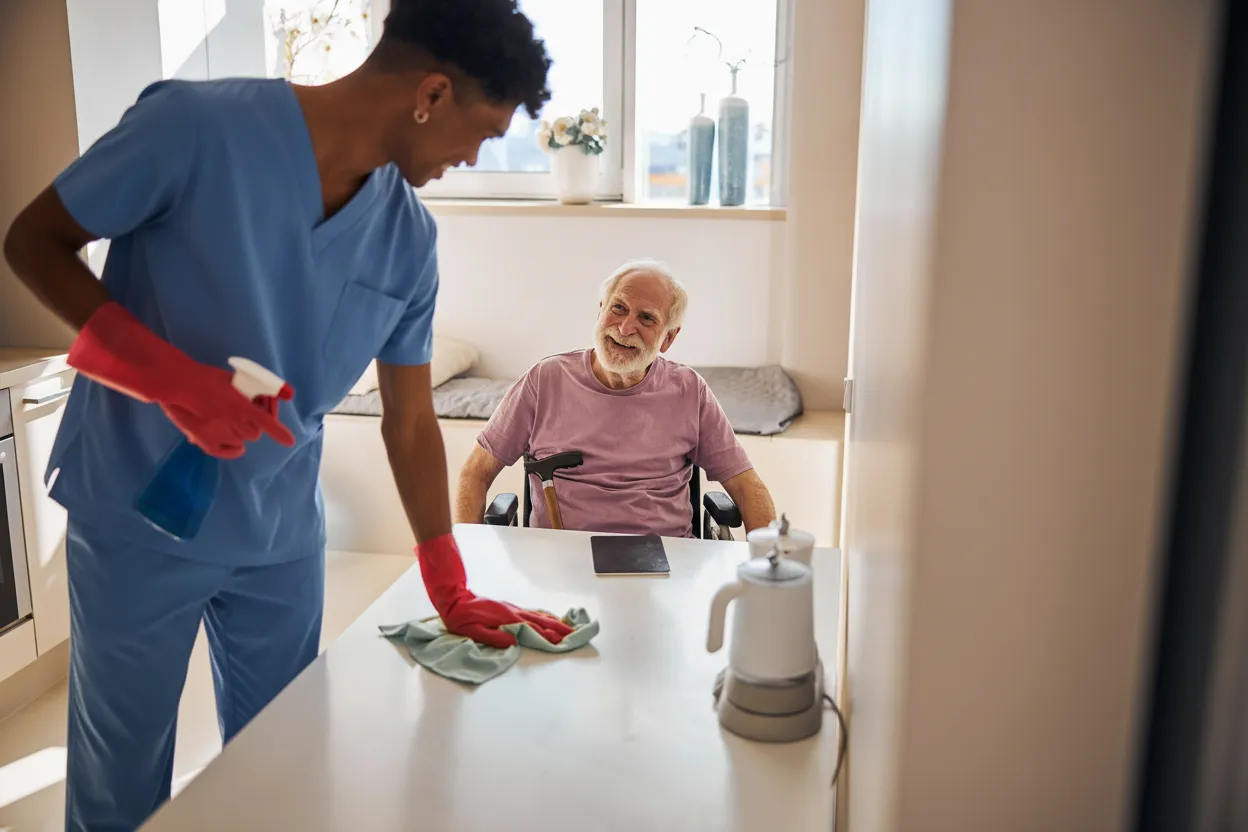 home health care companies near me | nurse cleaning for senior
